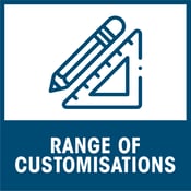 RANGE OF CUSTOMISATIONS